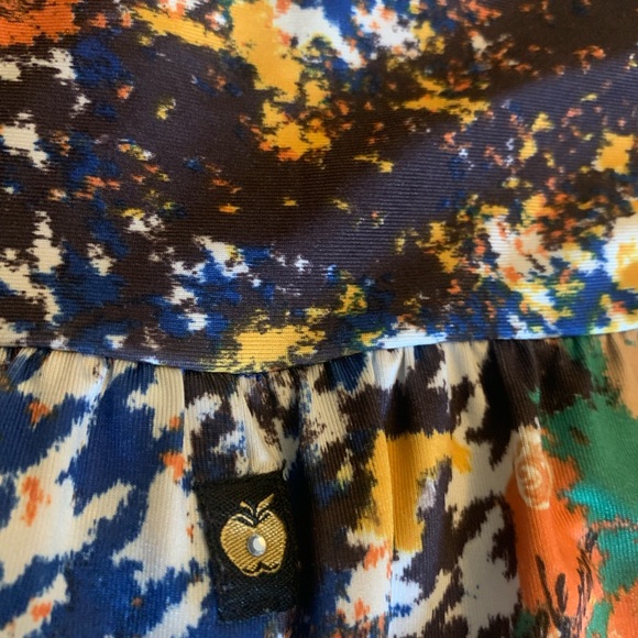 Apple Bottoms Abstract Wide Leg Romper | Size Small | Tall Friendly | Pockets - Picture 4 of 5